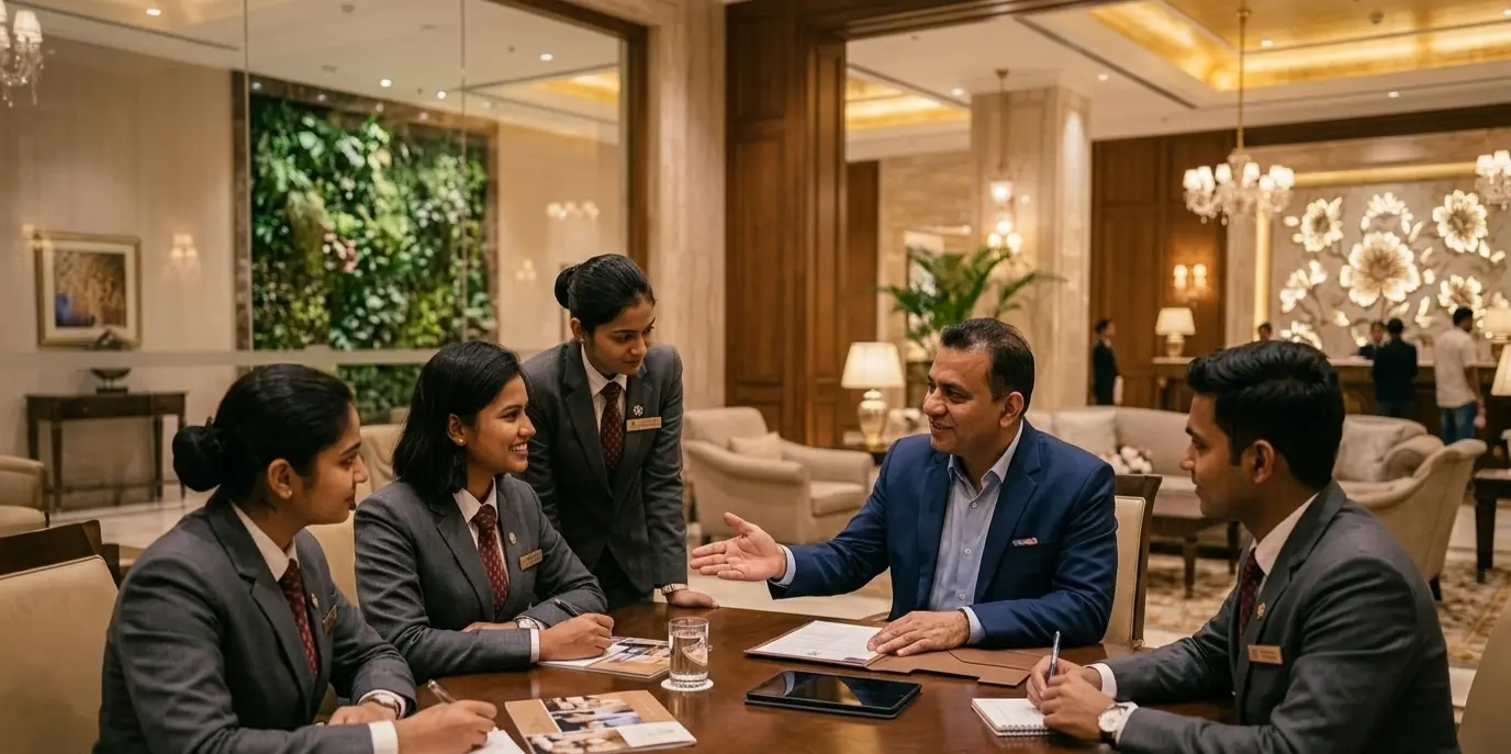 Hotel management training at Sri Maniya Institute
