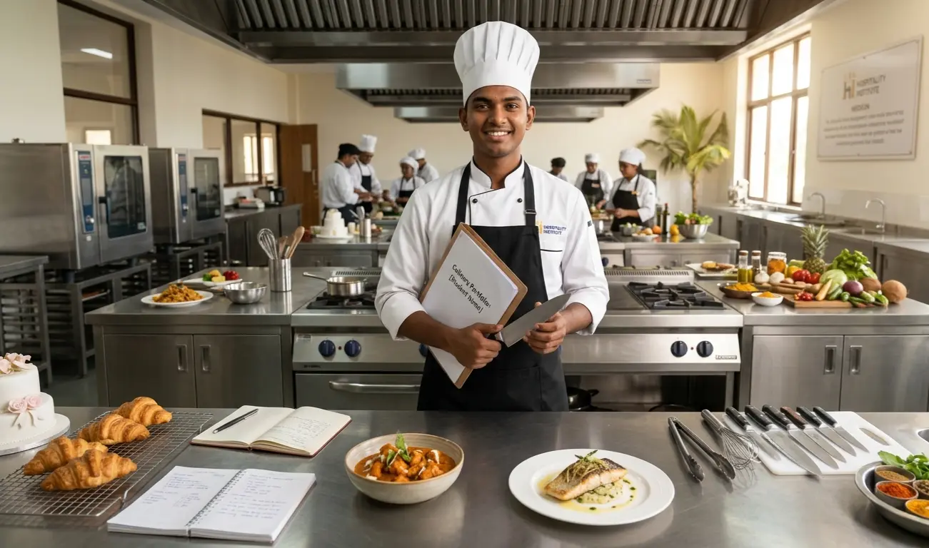 Hotel management training at Sri Maniya Institute