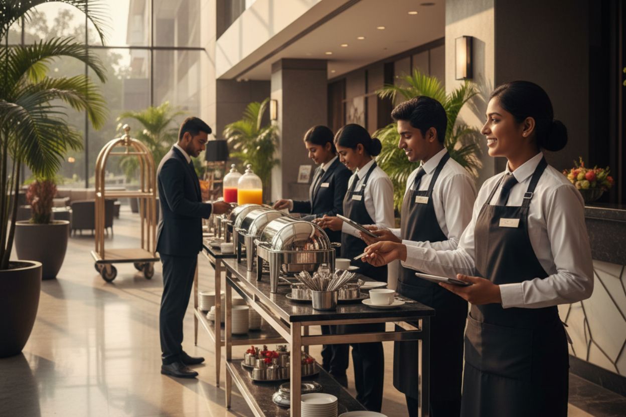 Hotel management training at Sri Maniya Institute